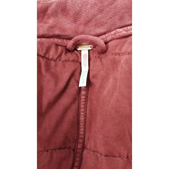 Free People Dolman Quilted Knit Jacket L NWD - Picture 5 of 6